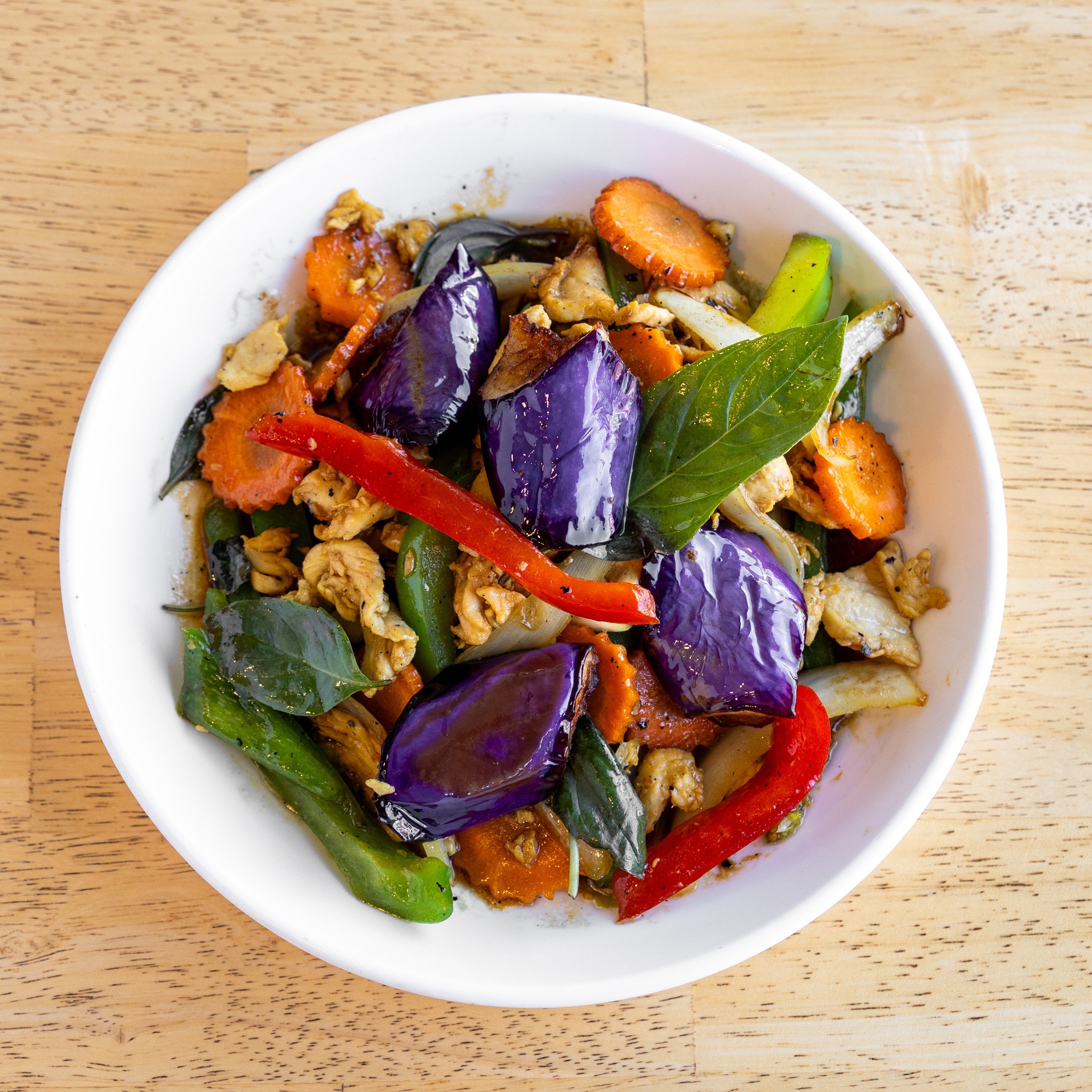 Thai Spicy Eggplant.