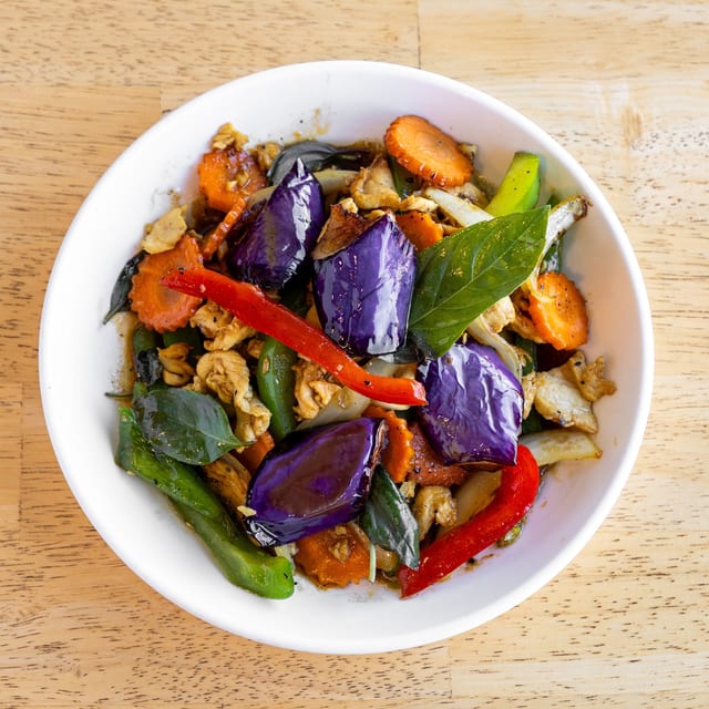 Thai Spicy Eggplant.