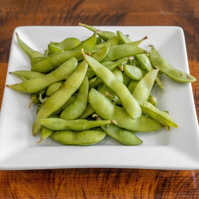 Steamed Edamame.